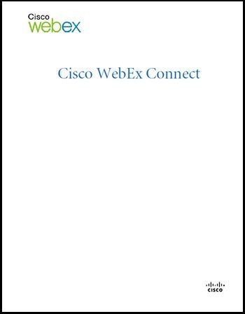 Webex User Guide.pdf دانلود فایل PDF آموزشی کتاب WebEx Connect Administrator Guide